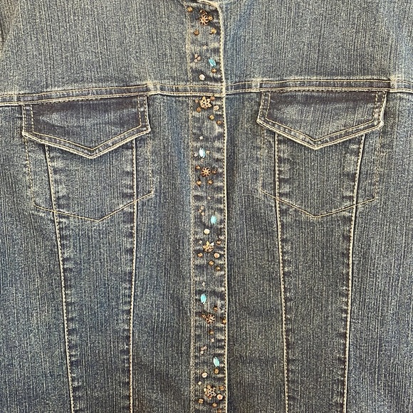 Christopher Banks Size Large Jeans Jacket - Picture 2 of 12
